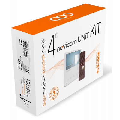 UNIT 4 KIT Novicam (ver.4901) комплект видеодомофона 4,3'' c вызывной панелью UNIT 4 KIT Novicam (ver.4901) комплект видеодомофона 4,3'' c вызывной панелью